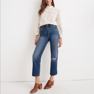 Madewell classic straight jean